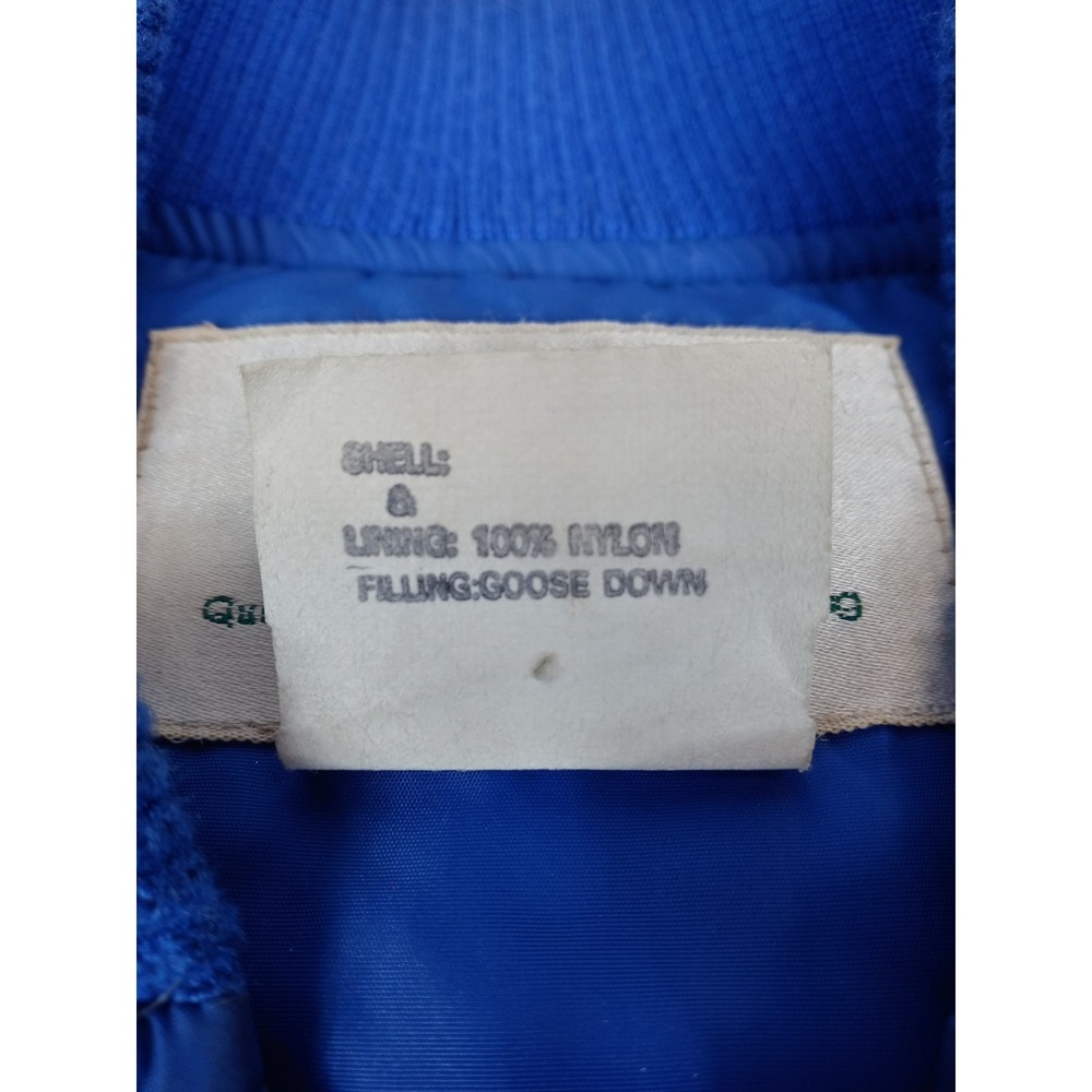Vintage REI Puffer Vest Mens Large Blue Full‎ Zip Gorpcore 80s 90s Outdoor Puffy - Picture 6 of 8